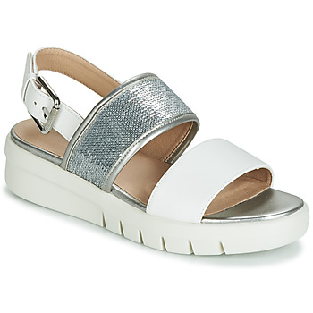 Shoes Women Sandals Geox WIMBLEY SAND White