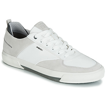 Shoes Men Low top trainers Geox KAVEN A White