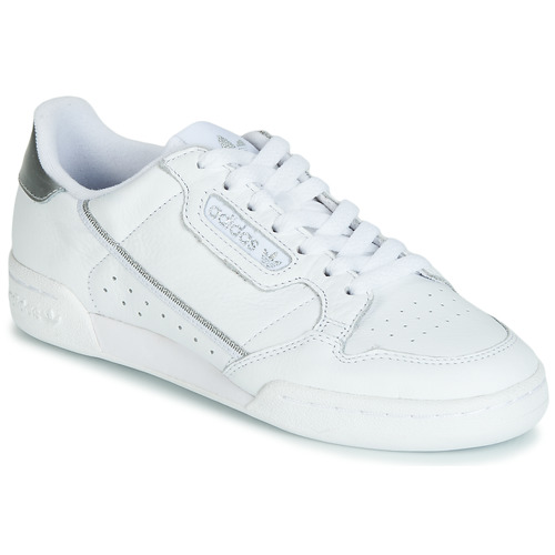 Shoes Women Low top trainers adidas Originals CONTINENTAL 80s White / Silver