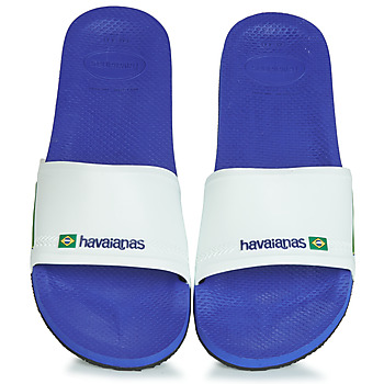 Shoes Sliders Havaianas SLIDE BRASIL Marine / White