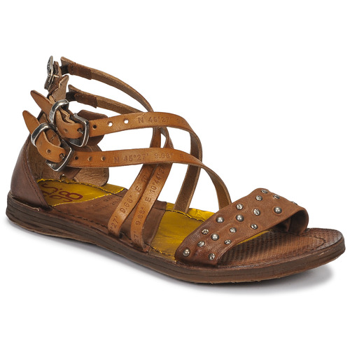 Shoes Women Sandals Airstep / A.S.98 RAMOS CLOU Camel