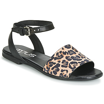 Shoes Women Sandals Mjus CHAT LEO Black / Leopard