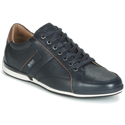 Shoes Men Low top trainers BOSS SATURN LOWP TBPF1 Marine