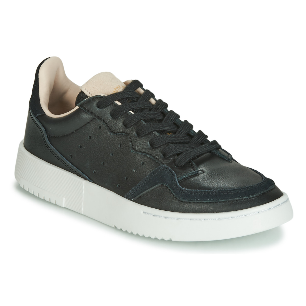 Shoes Children Low top trainers adidas Originals SUPERCOURT J Black