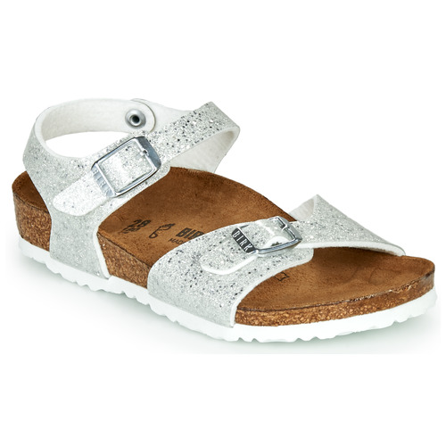 Shoes Girl Sandals Birkenstock RIO Silver