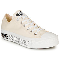 Shoes Women Low top trainers Converse CHUCK TAYLOR ALL STAR LIFT - OX Beige