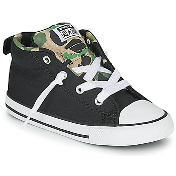 Shoes Boy Low top trainers Converse CHUCK TAYLOR ALL STAR STREET CAMO - MID  black / Kaki