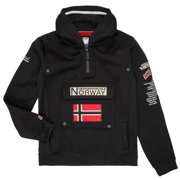 Clothing Boy Sweaters Geographical Norway GYMCLASS Black