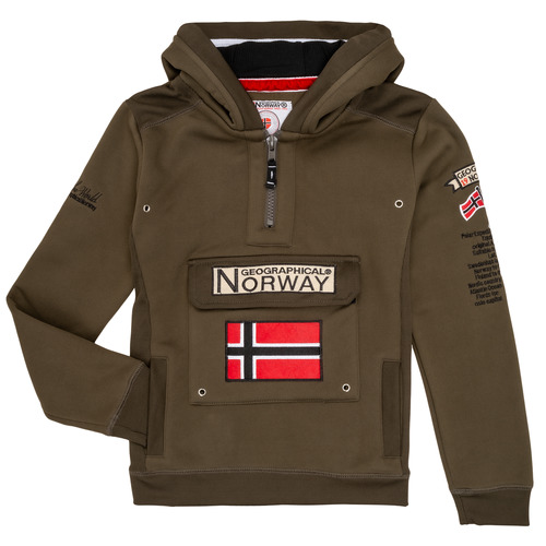 Clothing Boy Sweaters Geographical Norway GYMCLASS Kaki