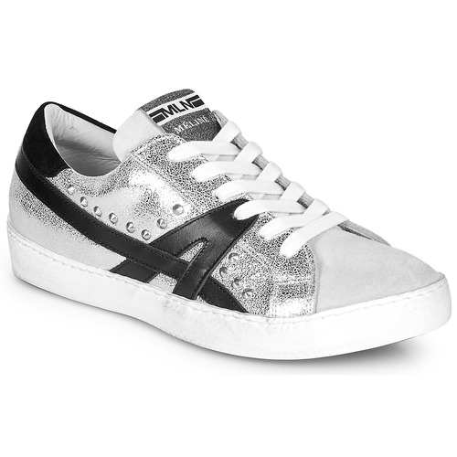 Shoes Women Low top trainers Meline GELOBELO Silver