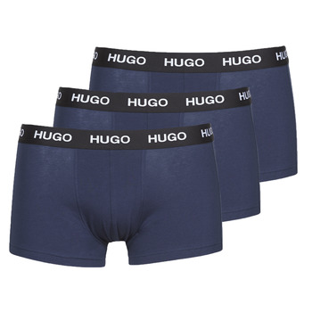 Underwear Men Boxer shorts HUGO TRUNK TRIPLET PACK Marine