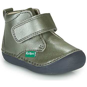 Shoes Girl Mid boots Kickers SABIO Silver