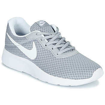 Shoes Women Low top trainers Nike TANJUN Grey / White