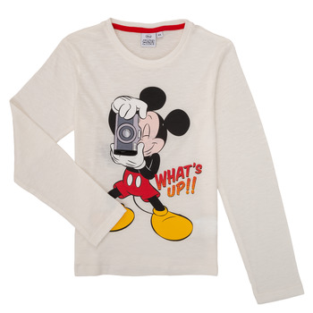 Clothing Boy Long sleeved tee-shirts TEAM HEROES  MICKEY White