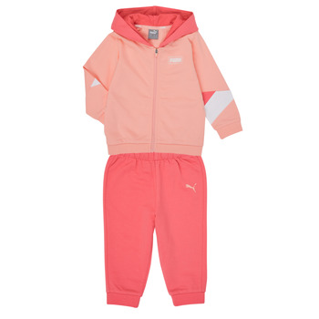 Clothing Girl Sets & Outfits Puma BB MINICATS REBEL Pink / Grey