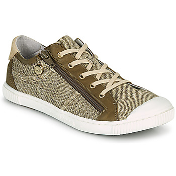 Shoes Women Low top trainers Pataugas BOMY F2G Gold / Kaki