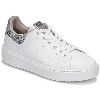 Shoes Women Low top trainers Victoria UTOPIA GLITTER White / Silver