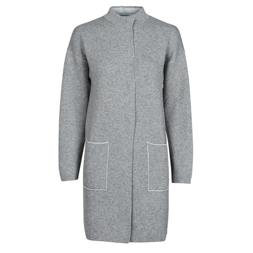 Clothing Women Coats Benetton 1132E9071-507 Grey