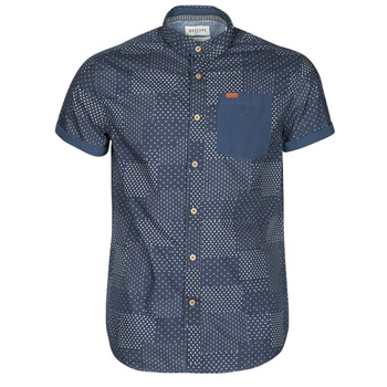 Clothing Men Short-sleeved shirts Deeluxe ETHNIC Marine