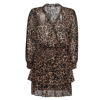 Clothing Women Short Dresses Liu Jo WA1530-T5059-T9680 Leopard