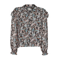 Clothing Women Tops / Blouses Betty London OCARA Black / Multicolour