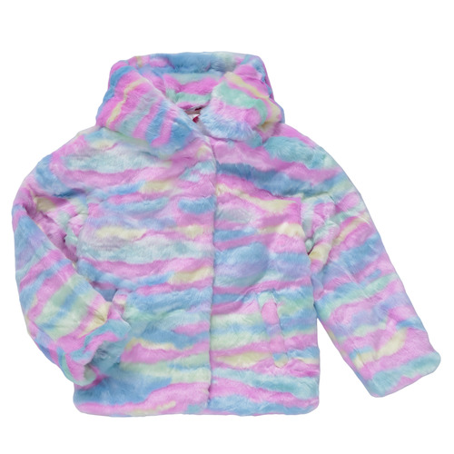 Clothing Girl Coats Desigual CONGO Multicolour