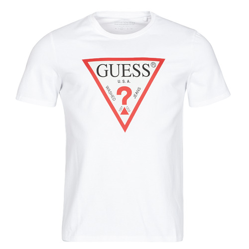 Guess CN SS ORIGINAL LOGO TEE White