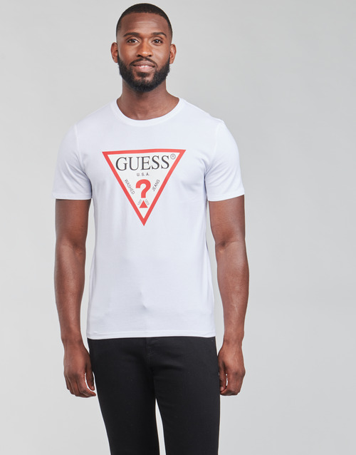 Guess CN SS ORIGINAL LOGO TEE White