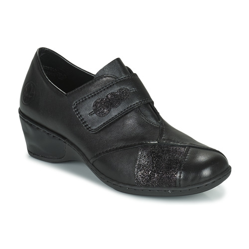 Shoes Women Derby Shoes Rieker DEVENIRA Black