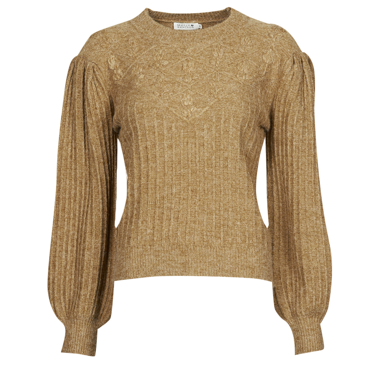 Clothing Women Jumpers Molly Bracken LA877A21 Camel