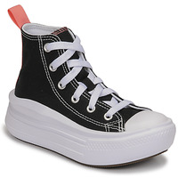 Shoes Girl Hi top trainers Converse CHUCK TAYLOR ALL STAR MOVE CANVAS HI Black / Pink