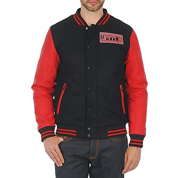 Clothing Men Jackets Wati B OUTERWEAR JACKET Black / Red