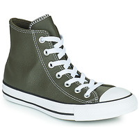 Shoes Hi top trainers Converse CHUCK TAYLOR ALL STAR SEASONAL LEATHER HI Kaki