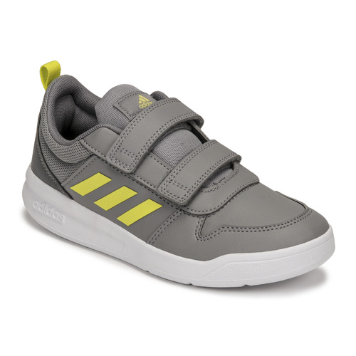 Shoes Boy Low top trainers adidas Performance TENSAUR C Grey / Green