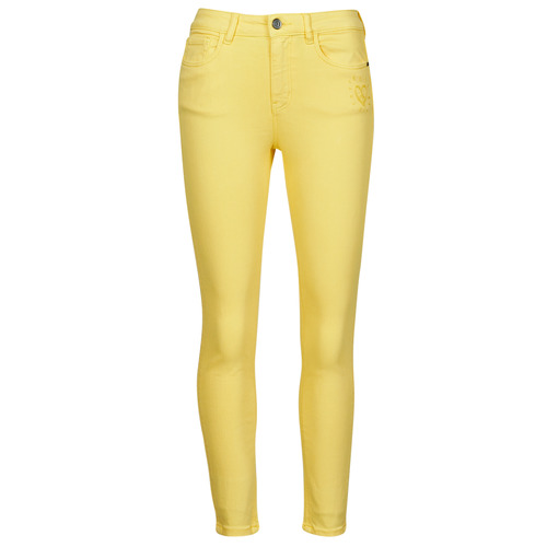 Clothing Women 5-pocket trousers Desigual ALBA Yellow