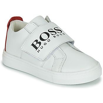 Shoes Boy Low top trainers BOSS J09168 White