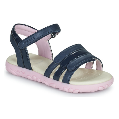 Shoes Girl Sandals Geox J SANDAL HAITI GIRL Marine