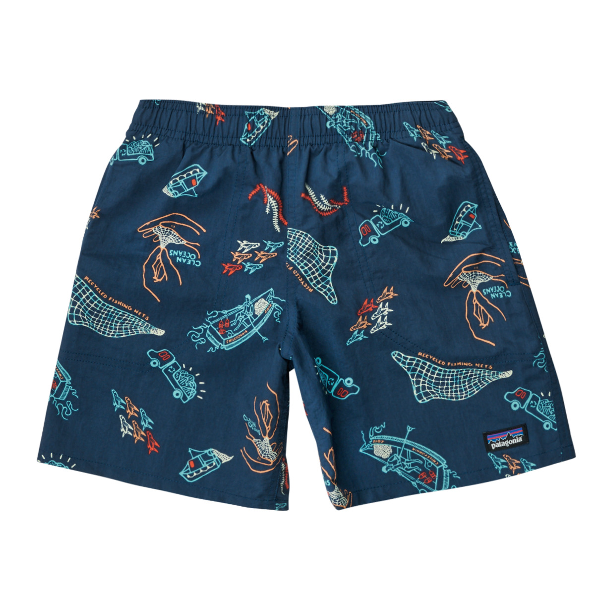 Clothing Boy Shorts / Bermudas Patagonia BOYS BAGGIES SHORTS Marine