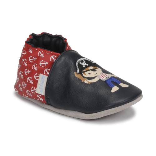 Shoes Boy Slippers Robeez CARIBBEAN BOY Marine / Red