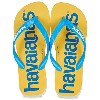 Shoes Flip flops Havaianas TOP LOGOMANIA 2 Yellow / Blue