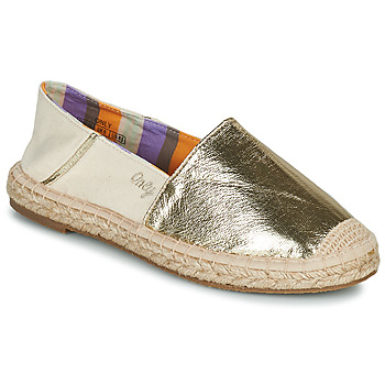 Shoes Women Espadrilles Only ONLEVA-11 Beige / Gold