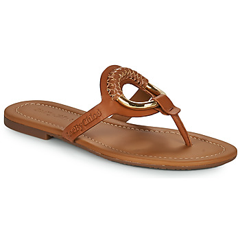 Shoes Women Flip flops See by Chloé HANA SB38111A Cognac