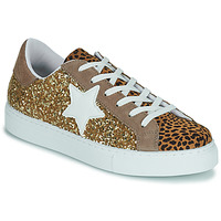 Shoes Women Low top trainers Yurban ANISTAR Gold