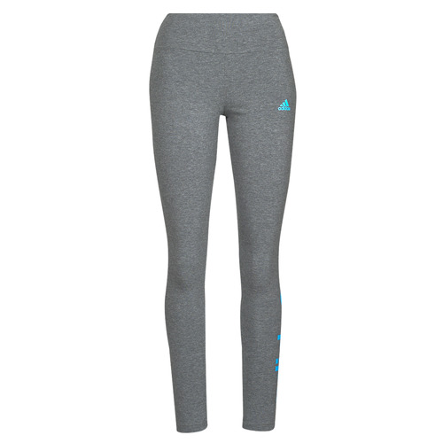 Clothing Women Leggings Adidas Sportswear LIN Leggings Dark / Grey / Heather / App / Sky / Rush