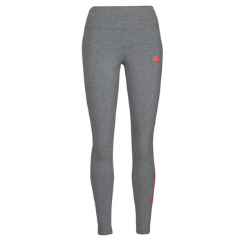 Clothing Women Leggings Adidas Sportswear LIN Leggings Dark / Grey / Heather / Vivid / Red