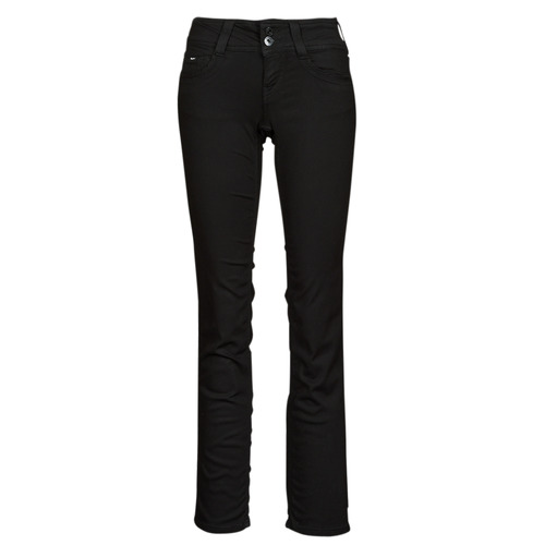 Clothing Women Straight jeans Pepe jeans GEN Black