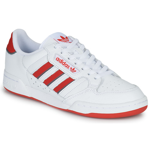 Shoes Men Low top trainers adidas Originals CONTINENTAL 80 STRI White / Red