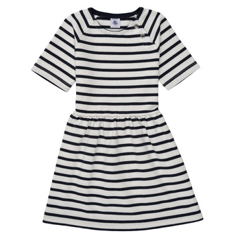 Clothing Girl Short Dresses Petit Bateau BIBA Multicolour