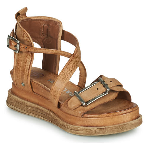 Shoes Women Sandals Airstep / A.S.98 LAGOS BUCKLE Camel