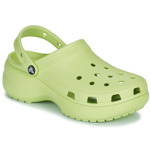 Shoes Women Clogs Crocs CLASSIC PLATFORM CLOG W Green